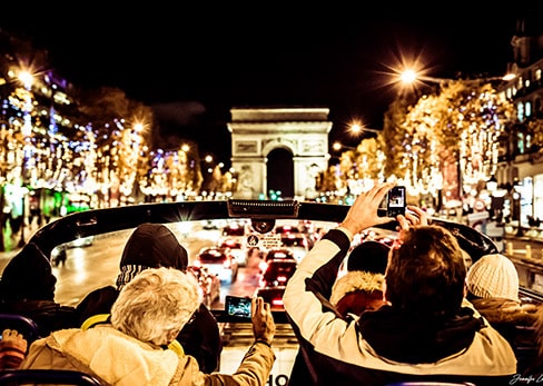 Champs-Élysées e Arc de Triomphe